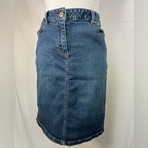 Talbots denim skirt